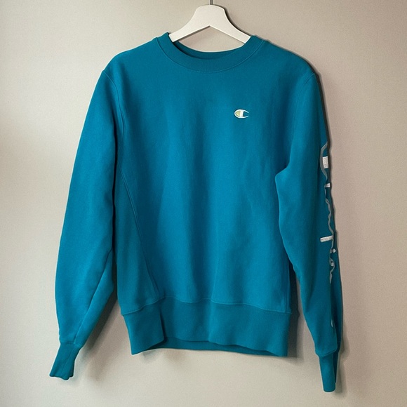 Champion Reverse Weave Embroidered Sweatshirt Medium - Picture 2 of 5